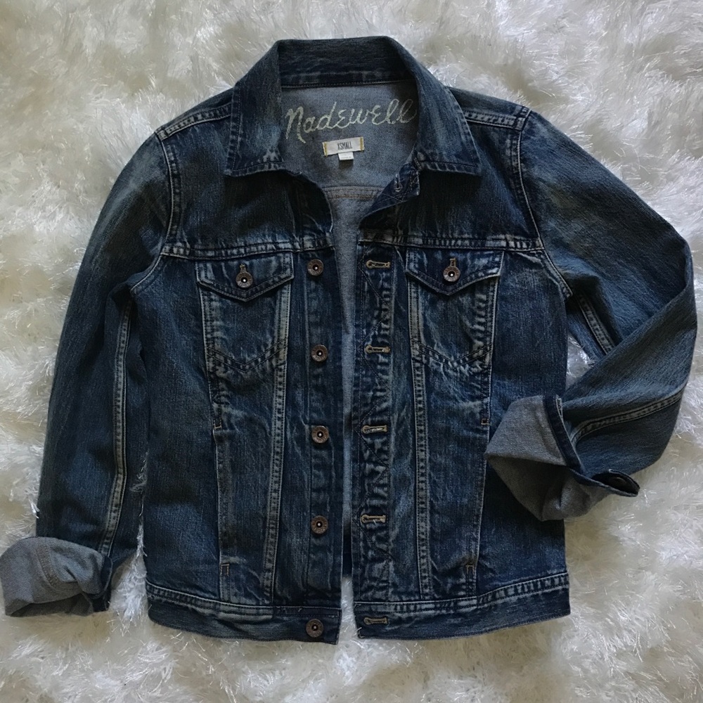 Madewell Printer Wash Denim Jacket